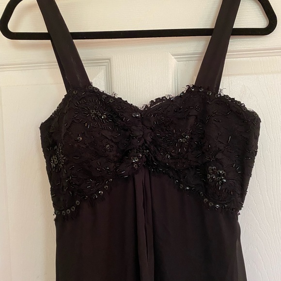 Beaded Empire Waist Formal Gown - Picture 2 of 8